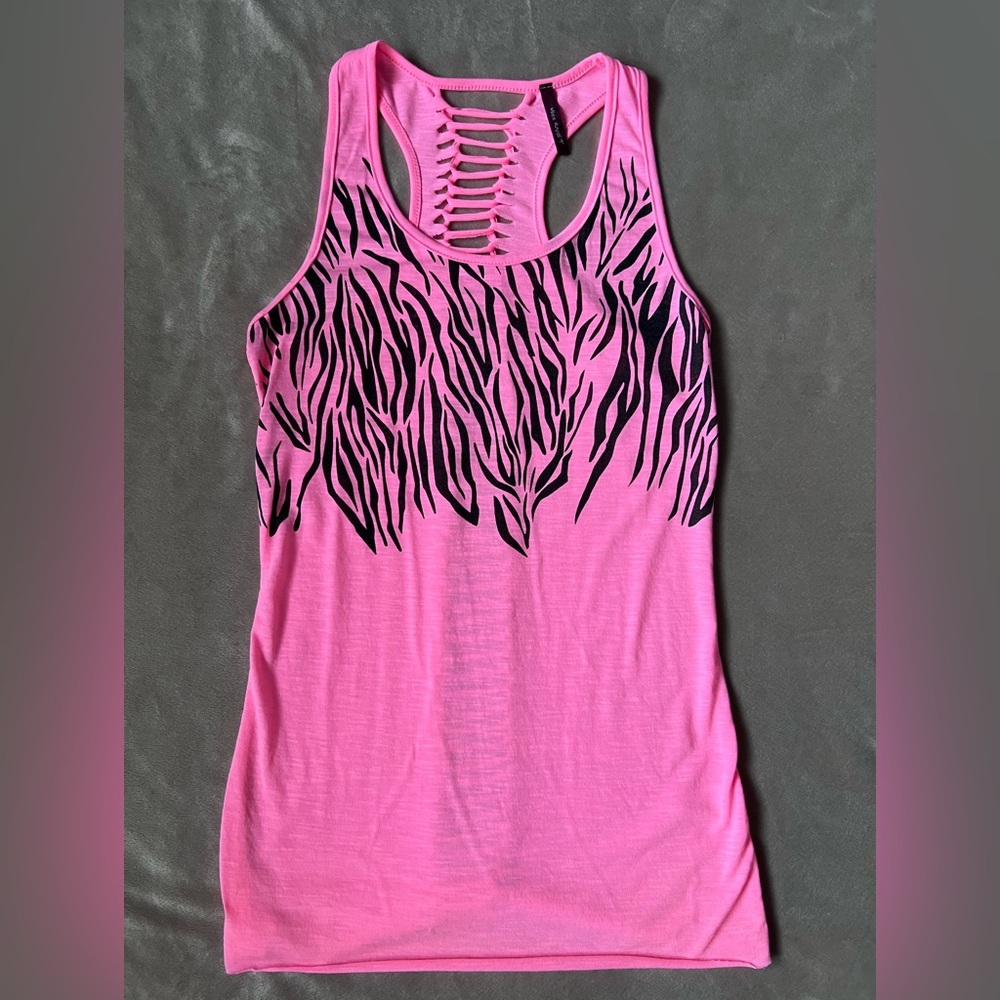 Fun Miss Royal T racerback tank top - Large